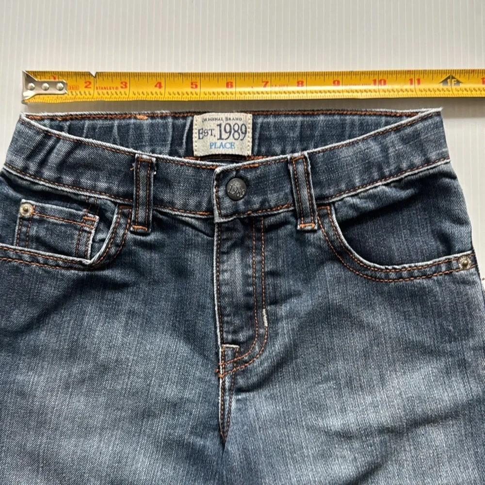 1989 Place Boys Boot cut - Blue Jeans.  Size 7